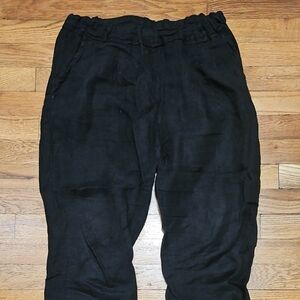 Women's Black Linen Pants